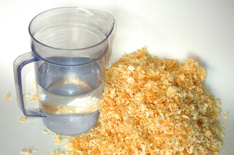 Un 86% de agua con un 14% de serrín, los ingredientes básicos del Pykrete.